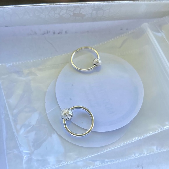 💕NIB Stardust Captive Bead Septum/Nose Ring Hoop💕 - Picture 14 of 14